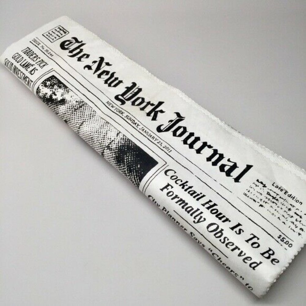 Kate Spade New York Journal Newspaper Clutch Bag